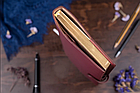 Шкіряний щоденник Woman`s classic  недатований, змінний блок, фото 5