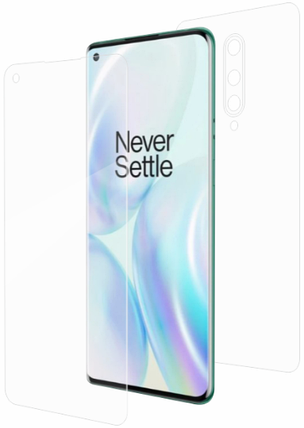 Гідрогелева захисна плівка на OnePlus 8 на весь екран прозора, фото 1