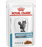 Royal Canin Sensitivity Control Chicken Rice 12шт (Роял Канін Сенсивіті) вологий корм для кішок у разі алергії