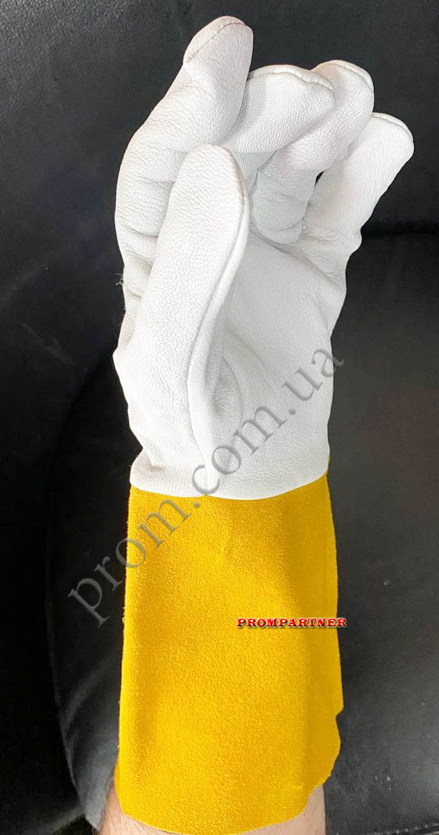 Перчатки сварщика из высококачественной кожи "АРГОНЩИКА" WORTEX 106 TIG - фото 2 - id-p1341495177