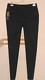 Вузькі штани з косими кишенями і бордовими гудзиками на поясі DAS Elit, фото 2