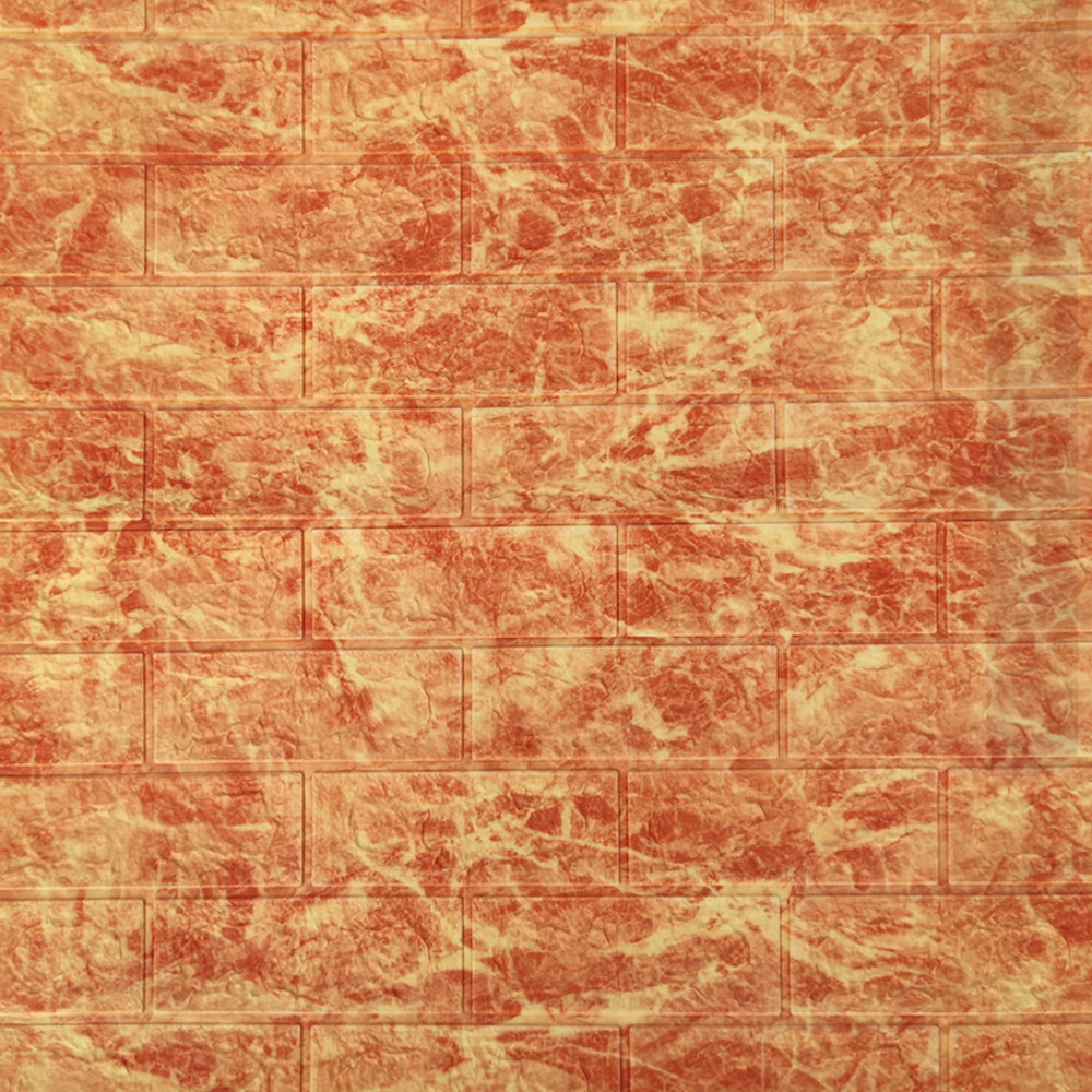 3Д панель декоративна стінова цегла Яскравий Мармур самоклеючі 3d панелі для стін 700x770x5 мм (66)