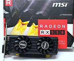 Видеокарта MSI Radeon RX 550 2048Mb LP OC (RX 550 2GT LP OC) Новая!