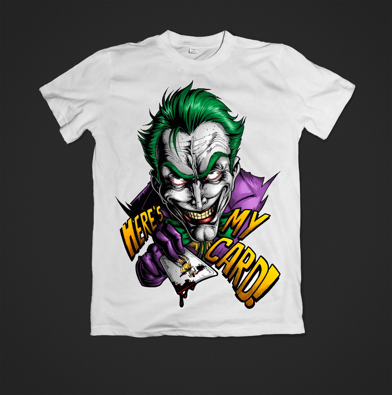 Футболка чоловіча з принтом Joker