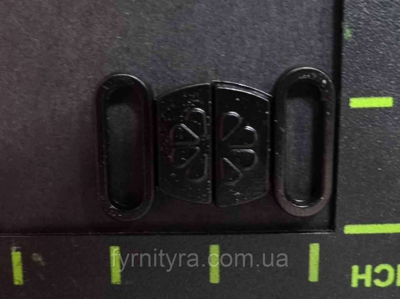 Застібка декоративна 011 silver black gold