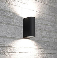 Світильник фасадний настінний Feron DH015 IP54 під лампи GU10 вуличний чорний