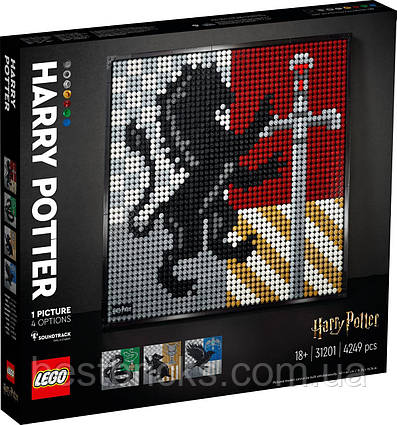 Lego Art Гаррі Поттер Герби Хогвартса 31201
