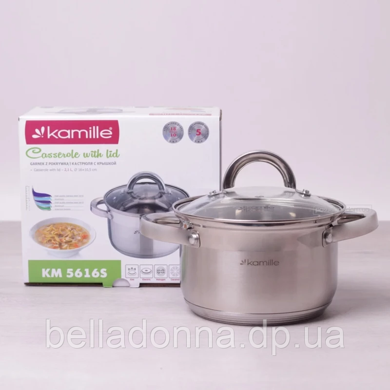 Каструля Kamille KM5616S — 1.8 л
