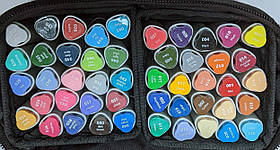 Набор скетч-маркеров Ультра 48 цветов в фирменном пенале Santi sketchmarker