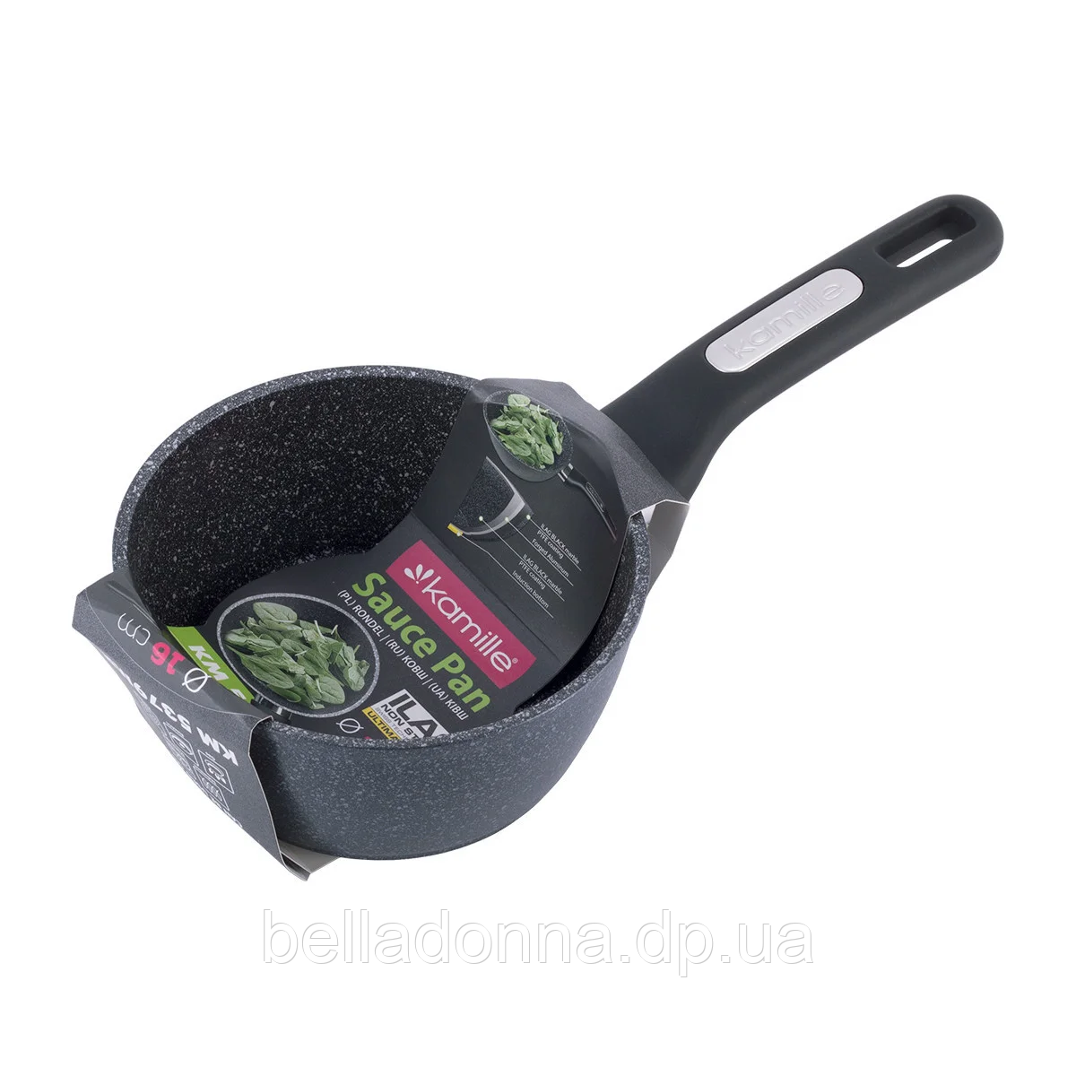 Ківш Ø16 см Kamille КМ 5379MR, 1,2 л