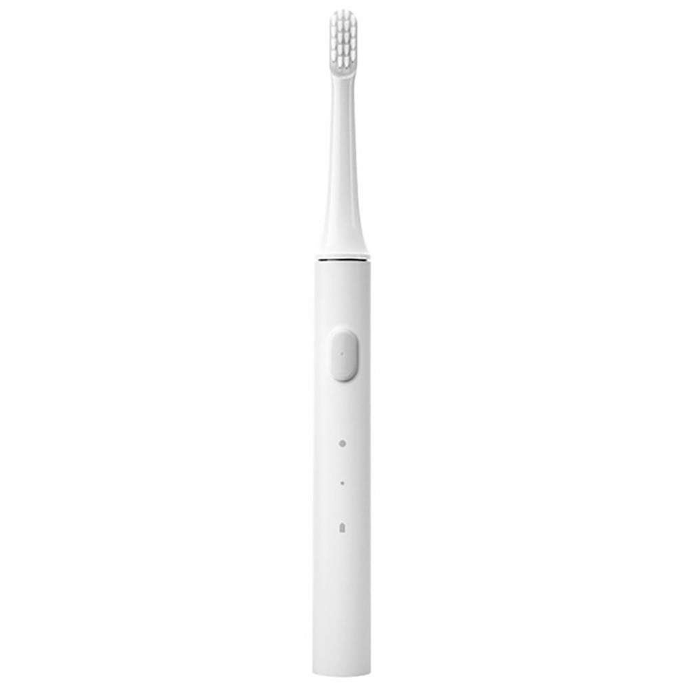 Зубная звуковая электрощетка Xiaomi MiJia Sonic Electric Toothbrush T100 Пульсирующая Аккумулятор Белый Электрическая зубная щетка Насадка Зарядное устройство Инструкция от Аккумулятора До 30 дней Звуковая