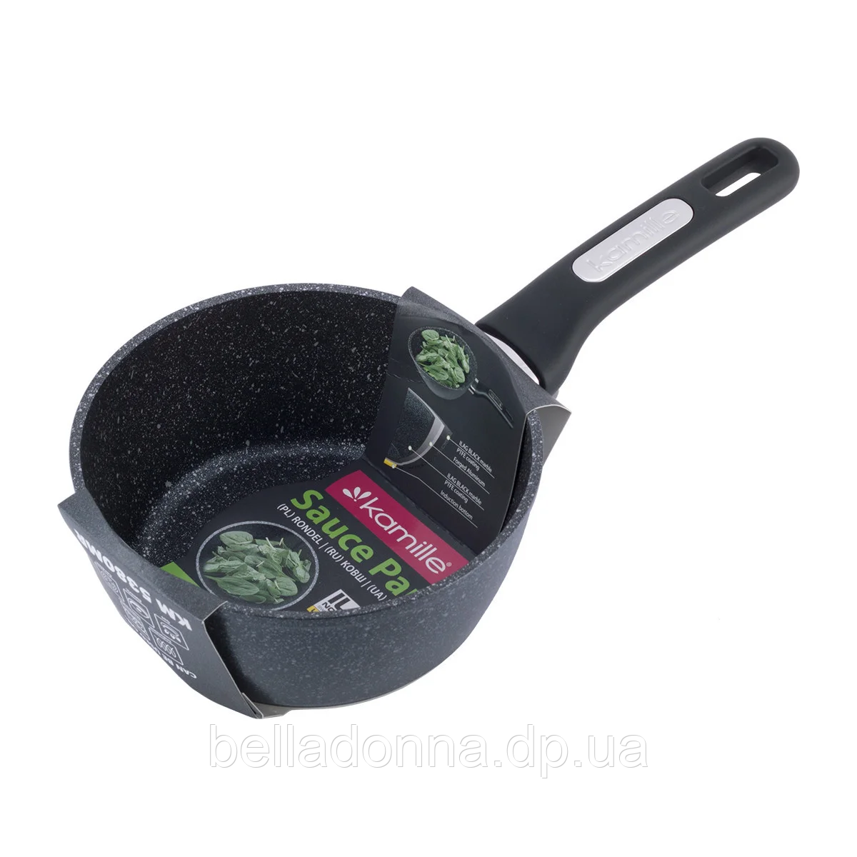 Ківш Ø18 см Kamille КМ 5380MR, 1,8 л