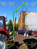 Кран-маніпулятор «Hermes 1000» для Біг-Бегів до тракторів МТЗ, з стрілою 4,3 м, вантажі до 1000 кг, фото 3