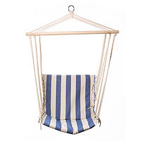 Гамак підвісний сидячий гамак для дачі та саду ширина 60 см 483В-3