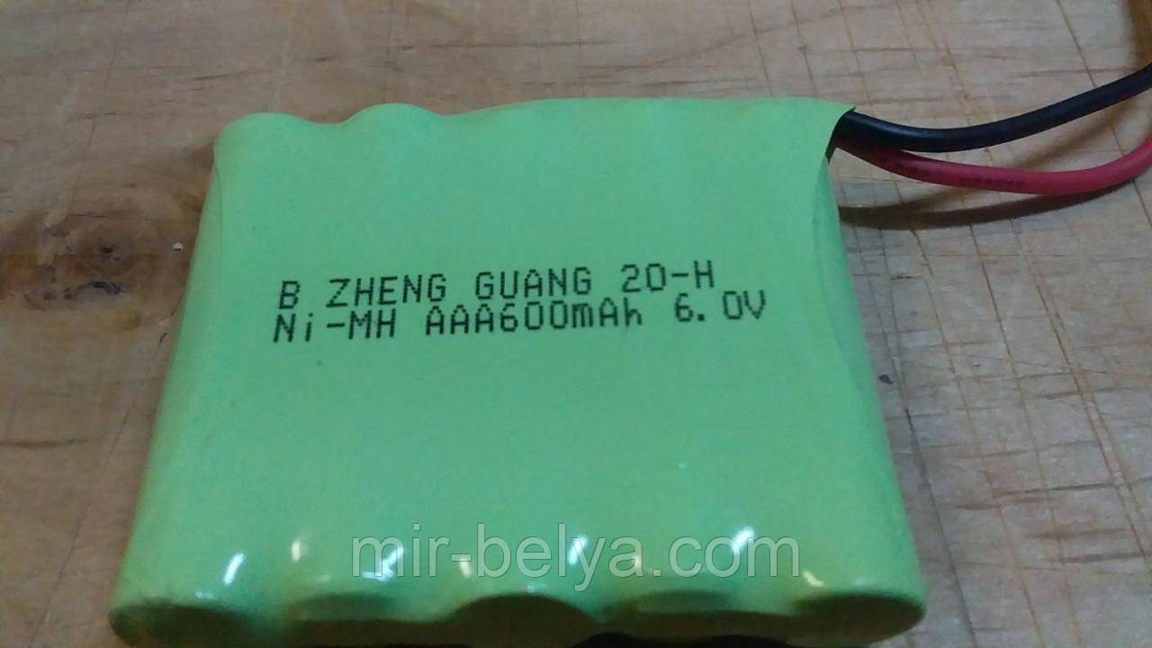 Акумулятор Ni-MH AAA 600 mAh 6 .0V для машинки перевертишь чемпион скидинг леопард
