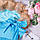 Дитячий конверт для коляски, санчат 4 в 1 Springos SB0015 Sky Blue, фото 8
