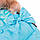 Дитячий конверт для коляски, санчат 4 в 1 Springos SB0015 Sky Blue, фото 3