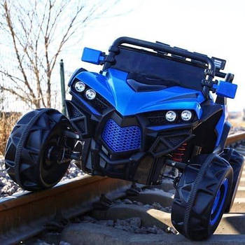 Дитячий електромобіль джип Bambi (M 3804EBLR) Синій