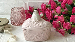 ❤️Скринька керамічна «Сердечко», гарна, стильна, якісна