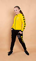 Спортивний костюм для дівчинки, декоровані бантиками ручної роботи, в наявності лише 122 зріст, фото 2