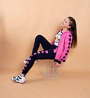 Гарний спортивний костюм на дівчинку, виробник Україна, є лише 122 і 140 зріст, фото 4