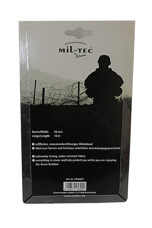 Лента маскировочная 10 метров MIL-TEC Flecktarn, 15934021 - фото 4 - id-p385943777