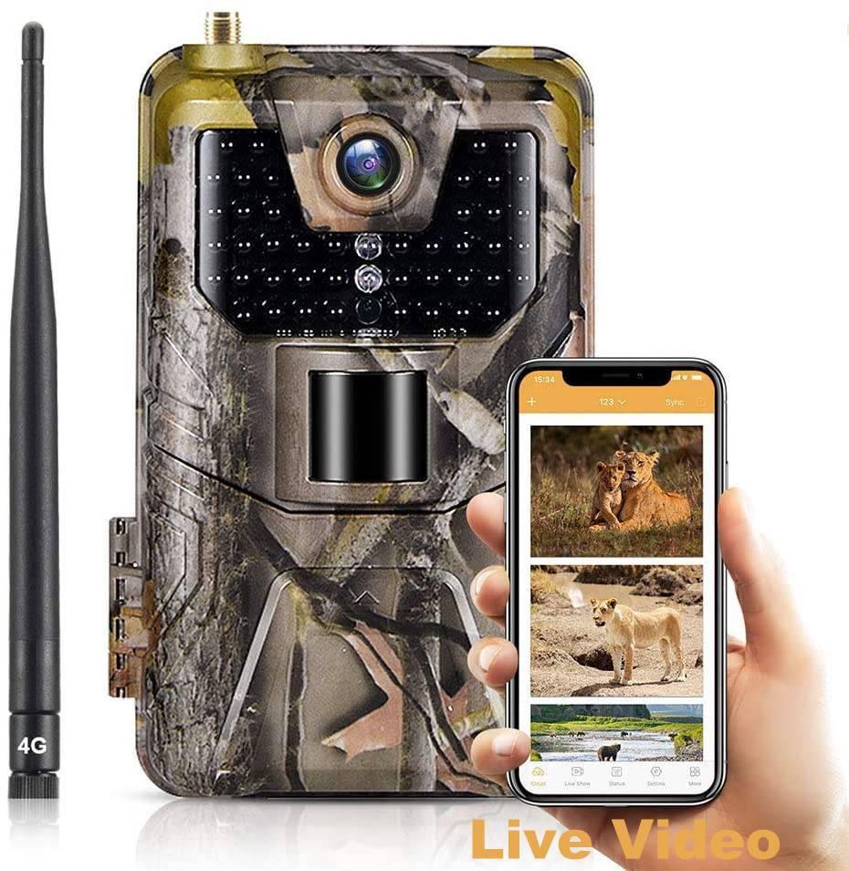 APP / 4G фотоловушка HC900LTE-Live (30Mp, Хмара, Онлайн відео)