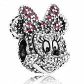 Серебряный шарм Pandora Disney "Minnie Mouse" 791796NCK