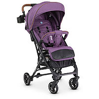 Коляска детская прогулочная EL CAMINO ME 1039L IDEA Violet на колесах EVA / с чехлом / лен фиолетовый**