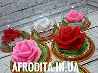 Мило ручної роботи Троянда у сфері