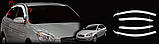 Вітровики, дефлектори вікон Hyundai Accent 2006-2010 (Autoclover/Корея), фото 3
