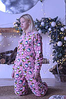 Піжама жіноча з кишенею на попі попожама Кітті кращий подарунок для коханої 54