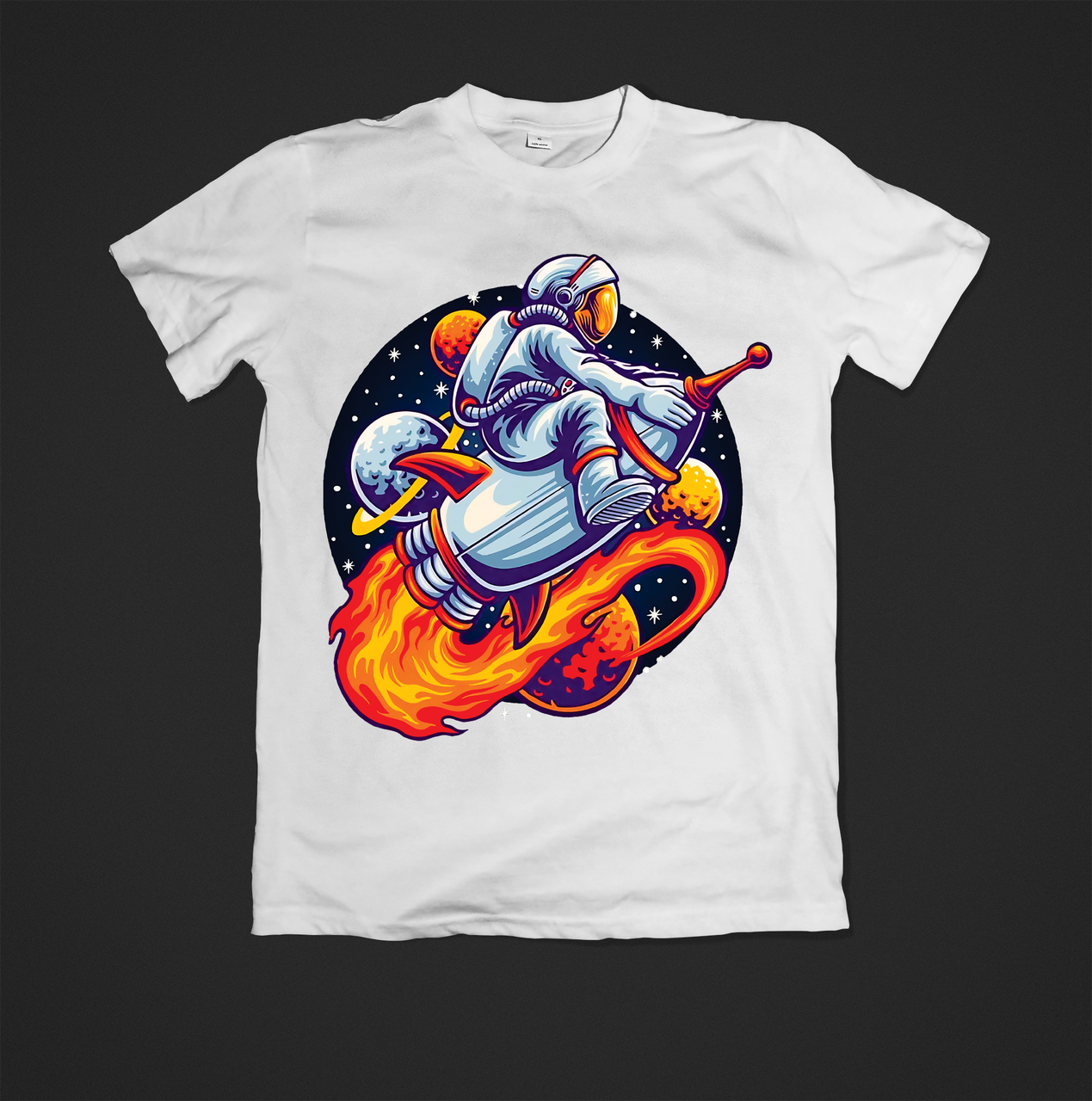 Футболка YOUstyle Planets 0633 S White, фото 1