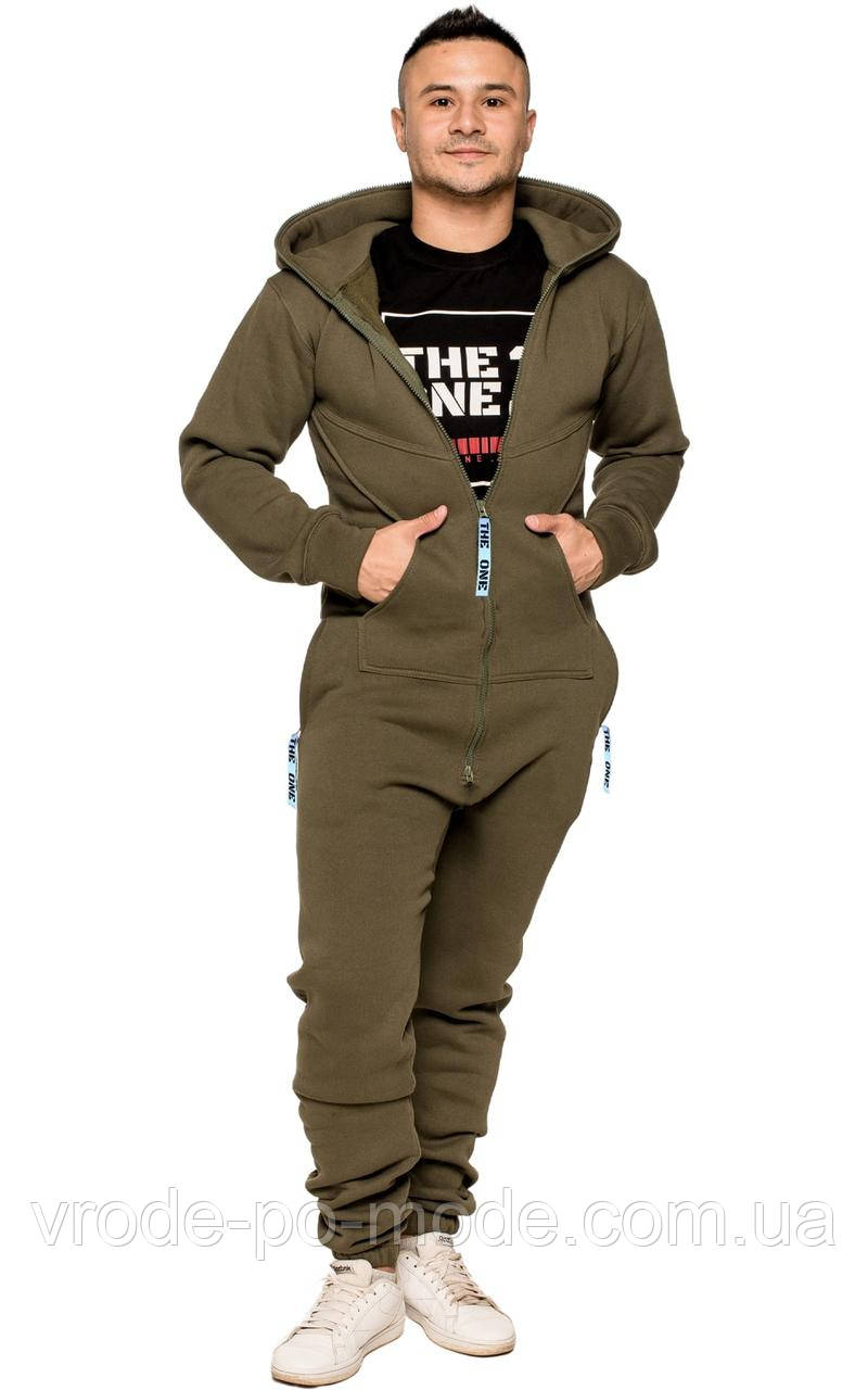 Комбінезон на флісі Original khaki унісекс, у наявності та під замовлення, для чоловіків і жінок