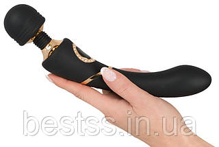 Водонепроникний вібромасажер Cleopatra Wand Massager Black, фото 4
