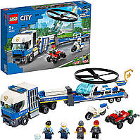 Конструктор Лего 60244 сити Полицейский вертолётный транспорт Lego Police Helicopter