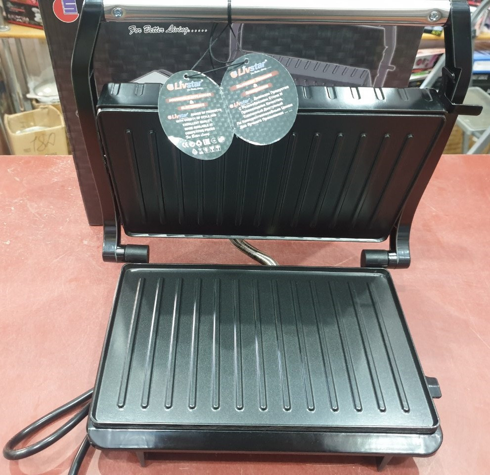 Контактний електричний гриль Livstar LSU-1209 750W Електрогриль для дому Сендвічниця, фото 1