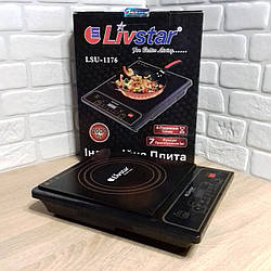 Плита індукційна настільна Livstar 2000 Вт LSU-1176 Плита кухонна електрична