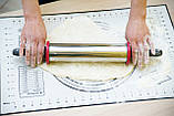 Качалка з ручками, що обертаються і кільцями для регулювання товщини тіста Cooking House, фото 9