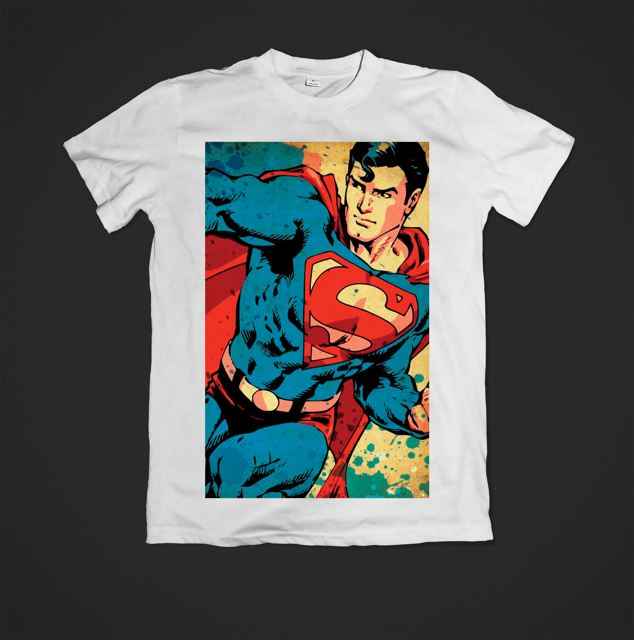 Футболка чоловіча з принтом Superman, фото 1