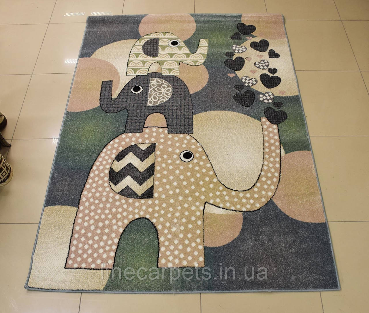 Дитячий килим слоники