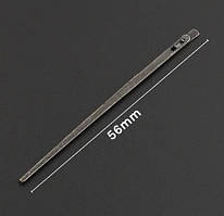 Голка для шиття шкіряним або пластиковим шнуром "вушко-шип"/"шип-клін"