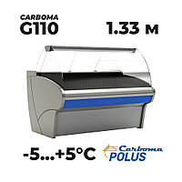 Холодильная витрина 130см CARBOMA ВХСр 1.25 BAVARIA (G110 SV 1.25 1) -5...+5°C