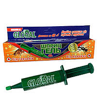 Шприц-гель від тарганів та мурах GLOBAL 40г інсектицид