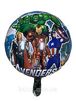 Фольгована кулька круг "Супергерої Месники" 18"(45см) 1шт.