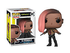 Фігурка Funko Pop V-Female Cyberpunk 2077 Кіберпанк 2077 10см CP VW 591
