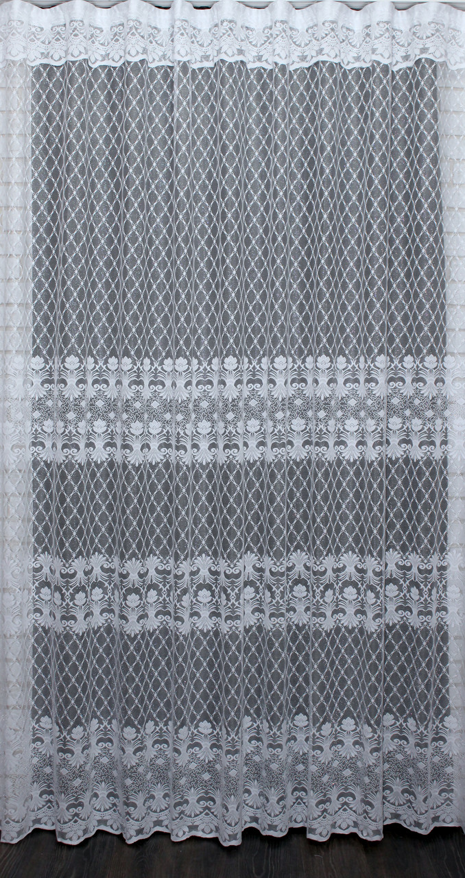 Тюль жаккард, коллекция "Jac Al-2", цвет белый Код 704т: продажа, цена в  Тернопольской области. Гардины от "Интернет-магазин "VR-Textil"" -  1341864830