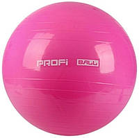 Фітбол м'яч для фітнесу Profi Ball 65 см посилений 0382 Pink (SH007301)