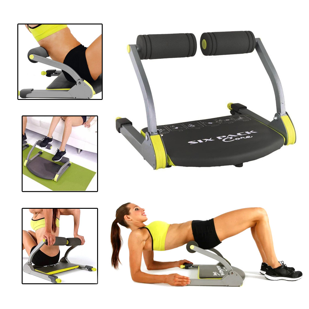 Підлоговий тренажер для преса домашній Six Pack Care 6в1 фітнес тренажери для ніг для всього тіла, фото 1
