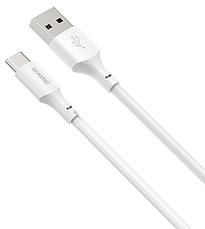 Кабель для зарядки телефона/ смартфона Baseus USB - Type-C 5 A 1.5 м 2 шт/уп Білий (TZCATZJ-02), фото 3